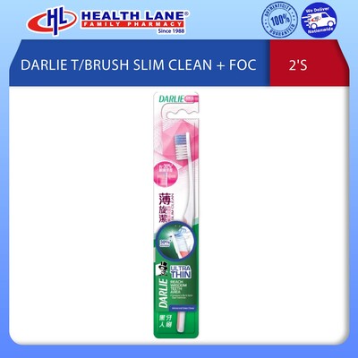 DARLIE T/BRUSH SLIM CLEAN 2'S + FOC